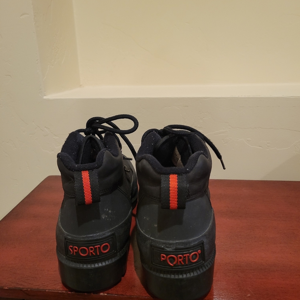 Black Sporto Hiking Boots 8.5